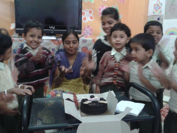 Birthday celebrations at the Nursery